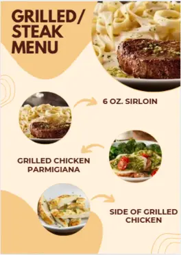 Olive Garden Grill and Steak Menu
