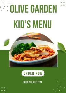Kids menu Menu